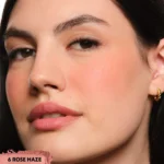 YSL - Make Me Blush 24H Buildable Powder Blush rose haze result