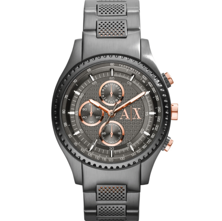 Armani Exchange Men's Quartz Grey Stainless Steel 45mm Watch AX1603 in pakistan