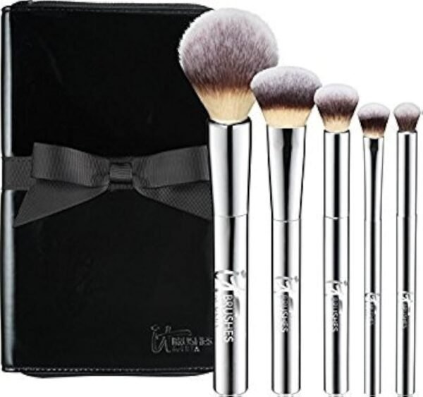It Cosmetics Ulta Airbrush 5 Brush Set Face Eye Basics Powder Shadow Crease