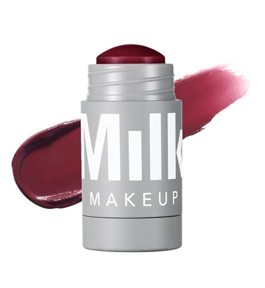 Milk Makeup Lip + Cheek Cream Blush Stick Lip Color (Quickie deep plum)