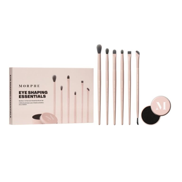 Morphe Eye Shaping Essentials Brush Set with Bamboo and Charcoal Bristles - GlamItPK Pakistan
