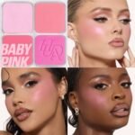 Huda Beauty - Blush Filter Blurring Blushlighters Palette - BABY PINK - Image 2