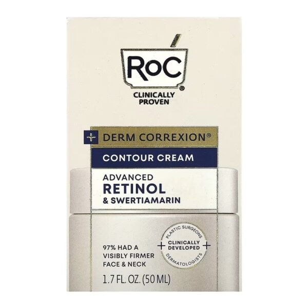 oC Derm Correxion Contour Cream 50ml bottle - Advanced Retinol firming treatment for face and neck.