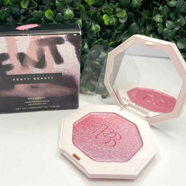 Fenty Beauty Killawatt Freestyle Highlighter in shade Wattabrat - 3D Baby Pink Shimmer at Glamitpk.