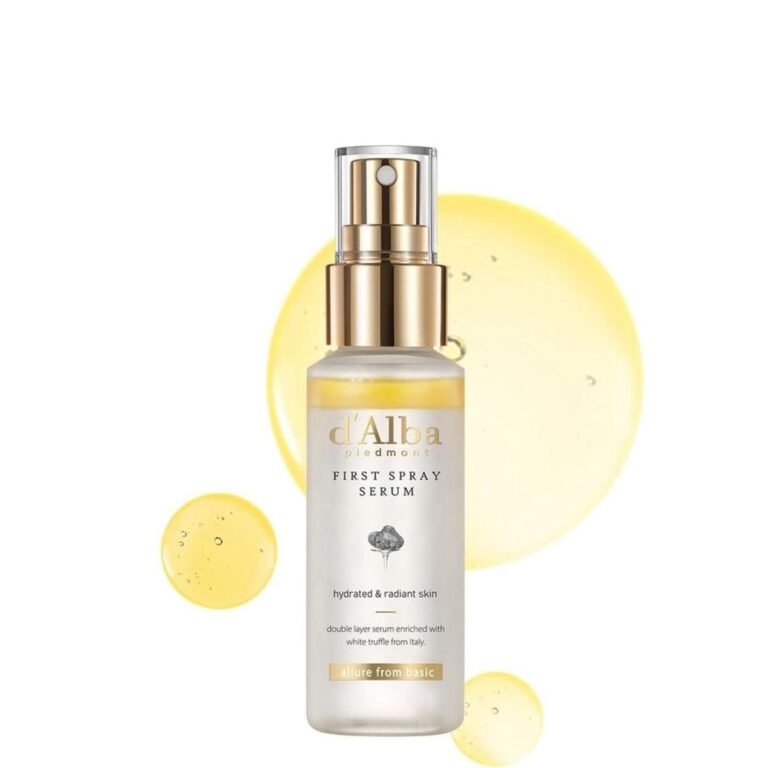 d'Alba Piedmont White Truffle First Spray Serum 50ml for instant hydration and glass skin glow available at glamitpk.