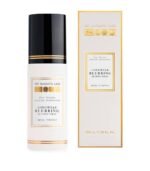 Front view of the luxury frosted 100ml bottle of Pat McGrath Labs Skin Fetish Blurring Setting Spray, featuring its signature minimal black typography and sophisticated gold accents, available on glamit.pk Pakistan.