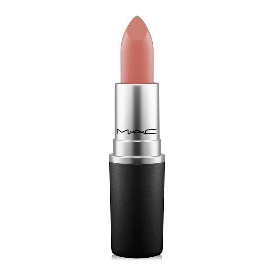 Original MAC Matte Lipstick Velvet Teddy full size tube and bullet displayed for sale on GLAMIT PK