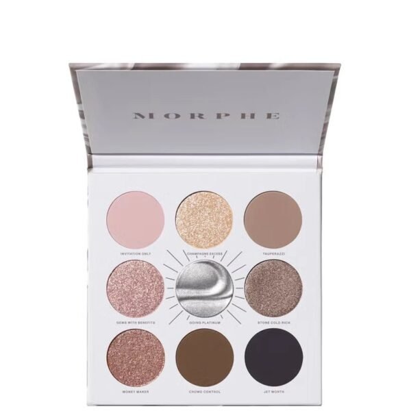 Morphe Rich and Foiled Artistry Palette Going Platinum available on GLAMIT PK