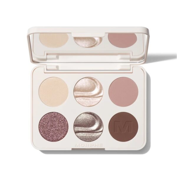 Morphe ChromaPlus 6 Pan Eyeshadow Palette Rich Glitch available on GLAMIT PK