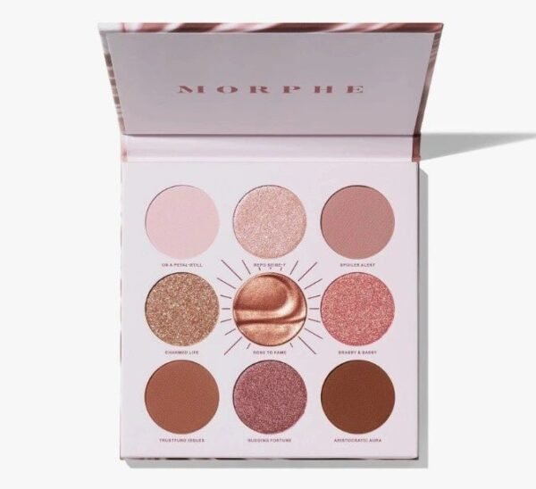 Morphe Rich Foiled Artistry Palette Rose To Fame available on GLAMIT PK