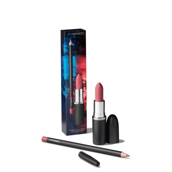 MAC Midnight MACximal Lip Combo Pink featuring Mehr lipstick and Soar lip liner available on GLAMIT PK