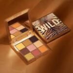 Huda Beauty Wild Obsessions Tiger Eyeshadow Palette open 9-pan compact available on GLAMIT PK