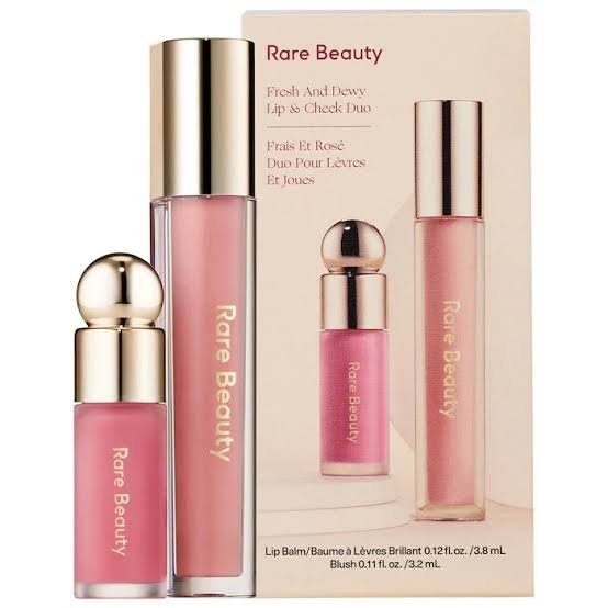 Rare Beauty Fresh and Dewy Lip and Cheek Duo set available on GLAMIT PK