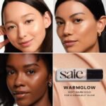Saie Glowy Super Gel Lightweight Dewy Multipurpose Illuminator Warm Glow 5 ML - Image 2
