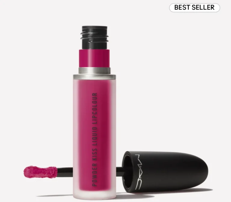 MAC Powder Kiss Liquid Lipcolour tube with applicator available on GLAMIT PK