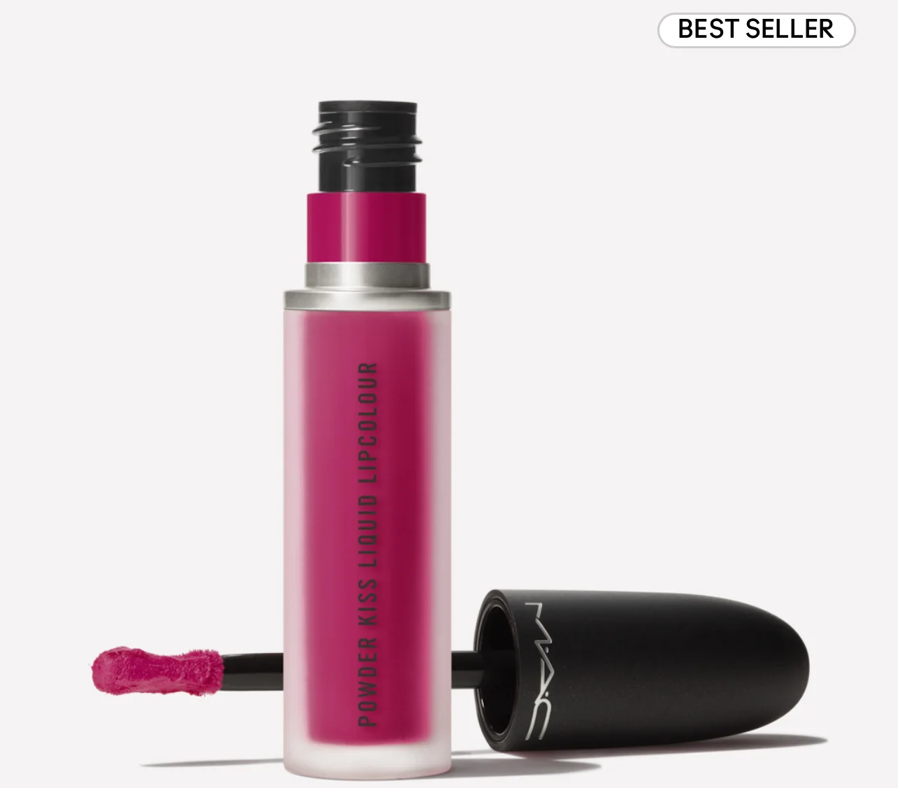 MAC Powder Kiss Liquid Lipcolour tube with applicator available on GLAMIT PK
