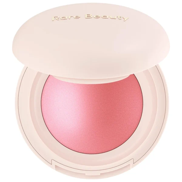 Rare Beauty Soft Pinch Luminous Powder Blush compact open to reveal shimmering radiant powder available on GLAMIT PK