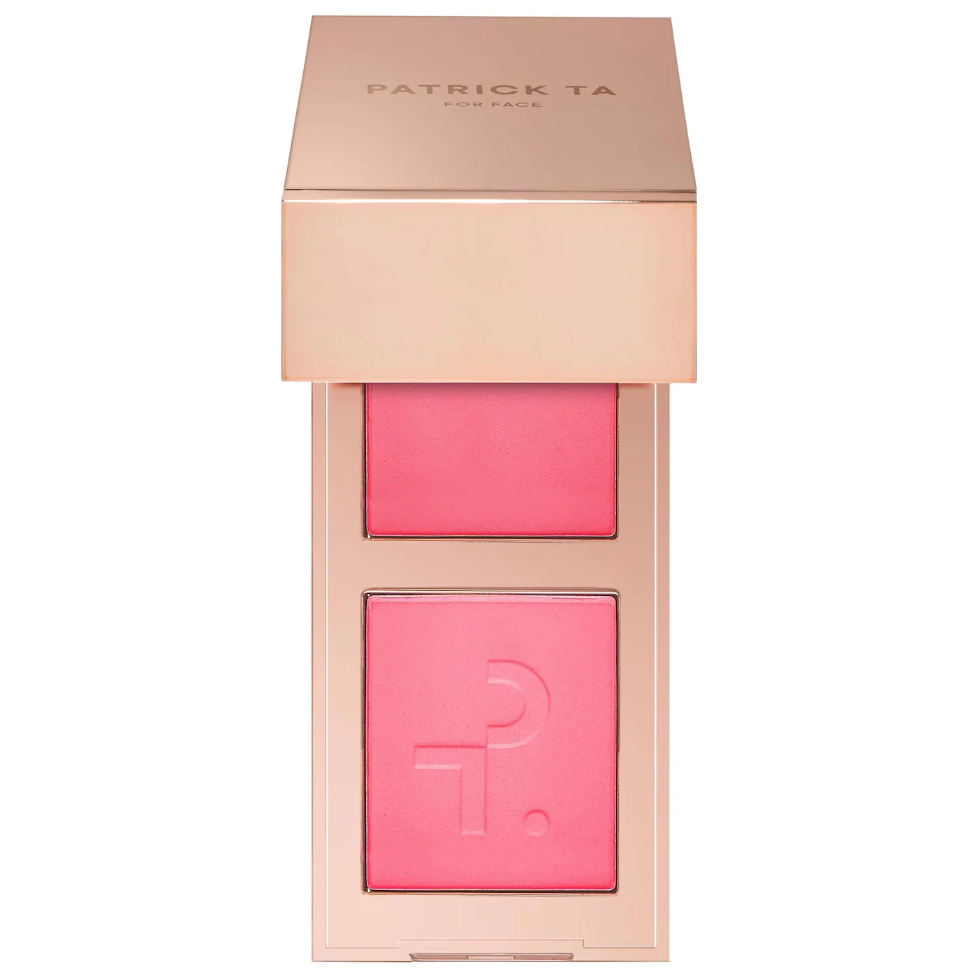 Patrick Ta Mini Major Headlines Double-Take Crème & Powder Blush Duo in shade SHE'S THAT GIRL compact available on GLAMIT PK