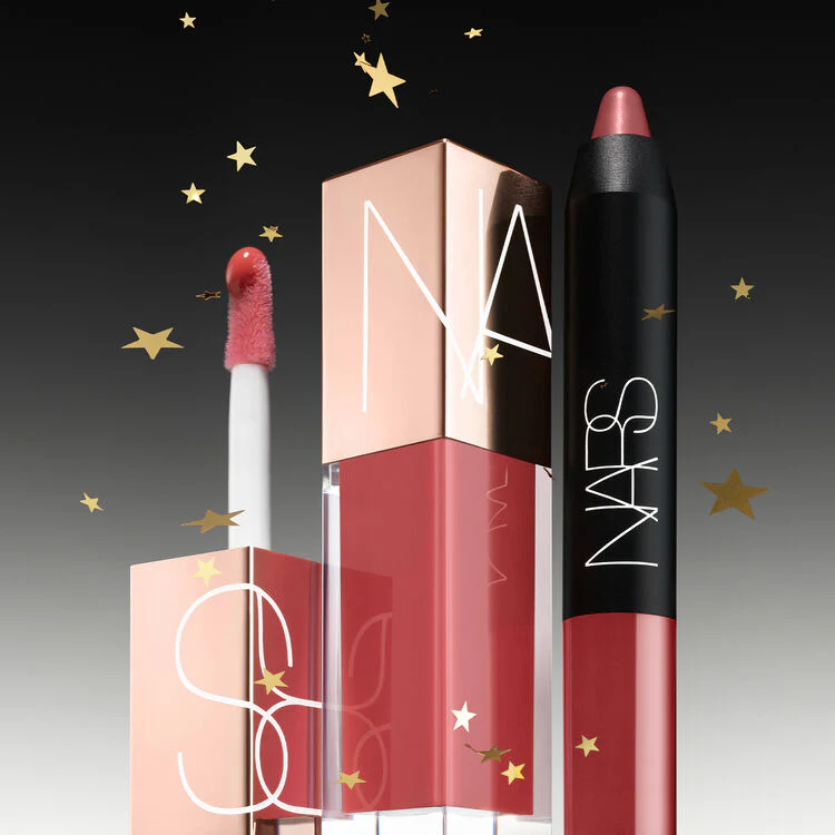 NARS Lip Duo Set containing a matte lip pencil and a matching high shine liquid gloss on Galmit.pk