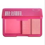 Sephora Collection Blush Blush Blush compact open revealing a cream blush pan, a matte powder blush pan, and a shimmering powder highlighter pan