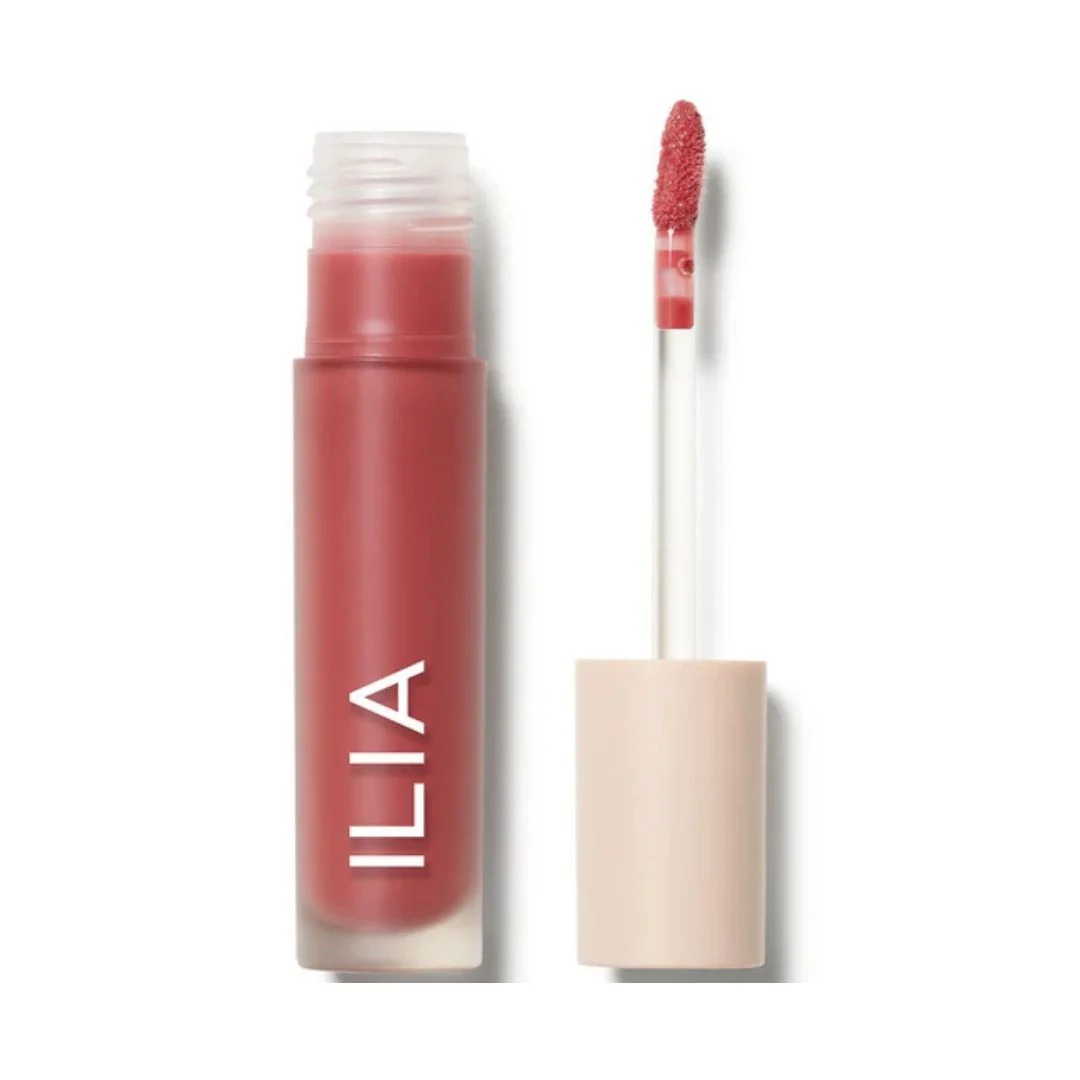 ILIA Overglaze Hydrating Lip Gloss Mini in mauve-pink shade Enamel available on GLAMIT PK