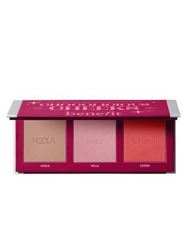 Benefit Chocolicious Cheeks Mini Bronzer and Blush Palette open pans available on GLAMIT PK