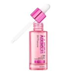 Clear pink glass dropper bottle of Maybelline Grippy Serum Up To 24HR Hydrating Grip Primer with 2 percent Niacinamide - Glamit.pk