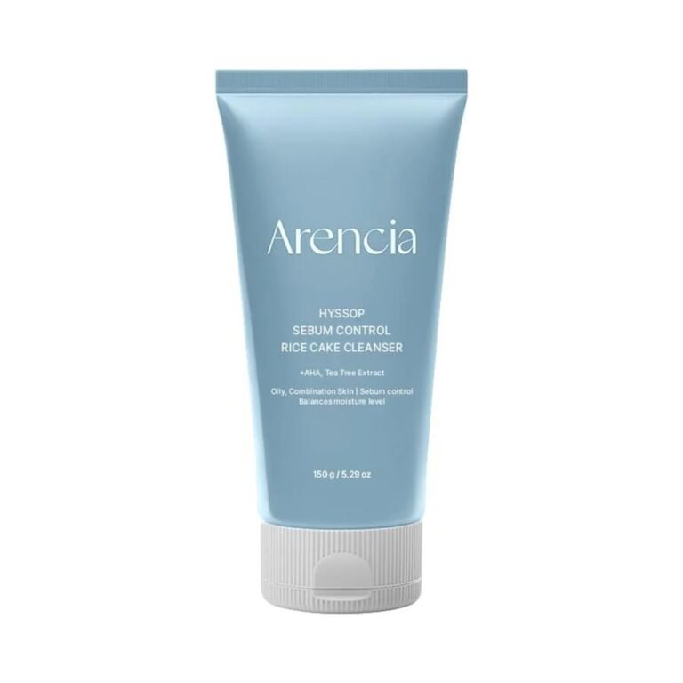 Arencia Hyssop Sebum Control Rice Cake Cleanser 150g available on GLAMIT PK