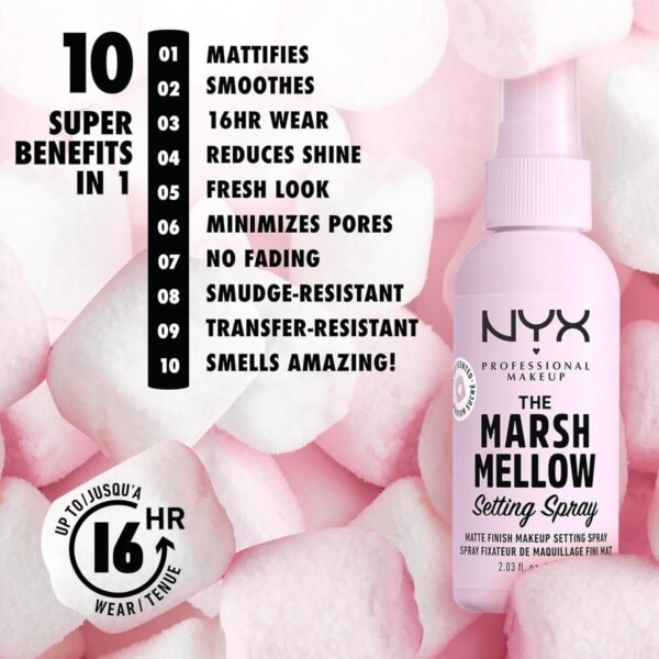 NYX Marshmellow Setting Spray 60ml available on GLAMIT PK