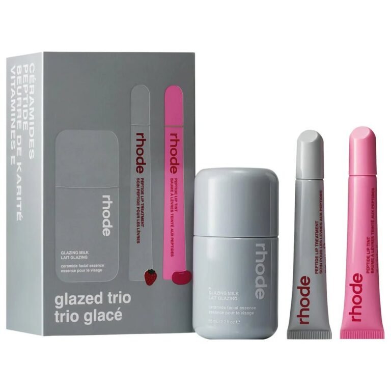 Rhode Holiday Glazed Trio Gift Set box and products available at Glamit.pk