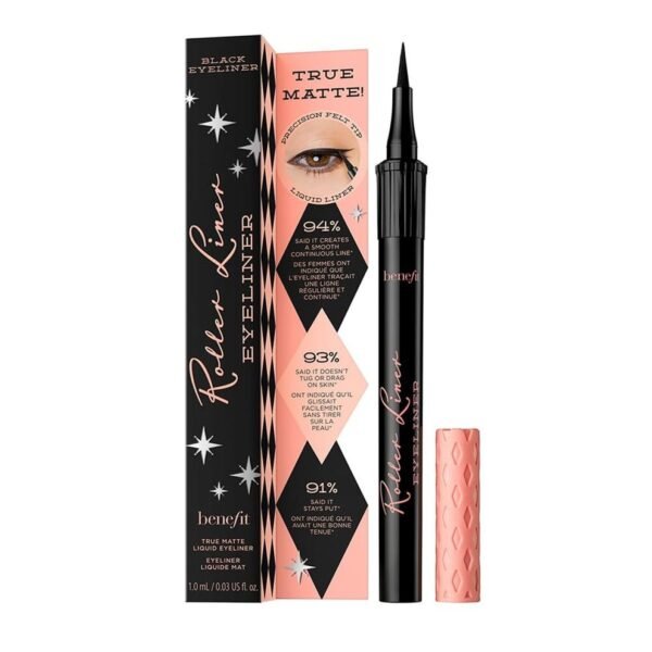 Benefit Roller Liquid Eyeliner pen and precision tip available at Glamit.pk