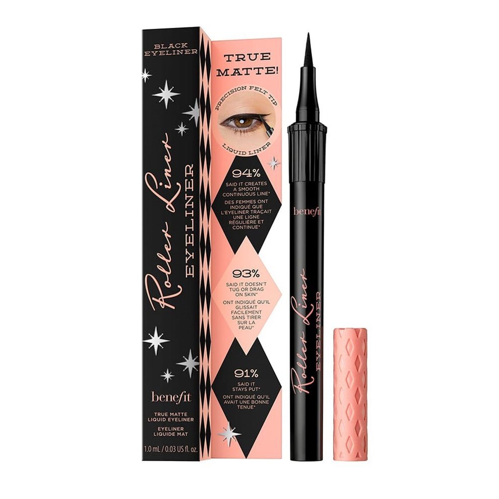 Benefit Roller Liquid Eyeliner pen and precision tip available at Glamit.pk