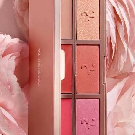 Patrick Ta Major Headlines Blush & Highlighter Palette Vol II open layout available at Glamit.pk