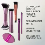 Real Techniques Big Blends Energy Brush + Dual Sided Puff Kit - Image 2