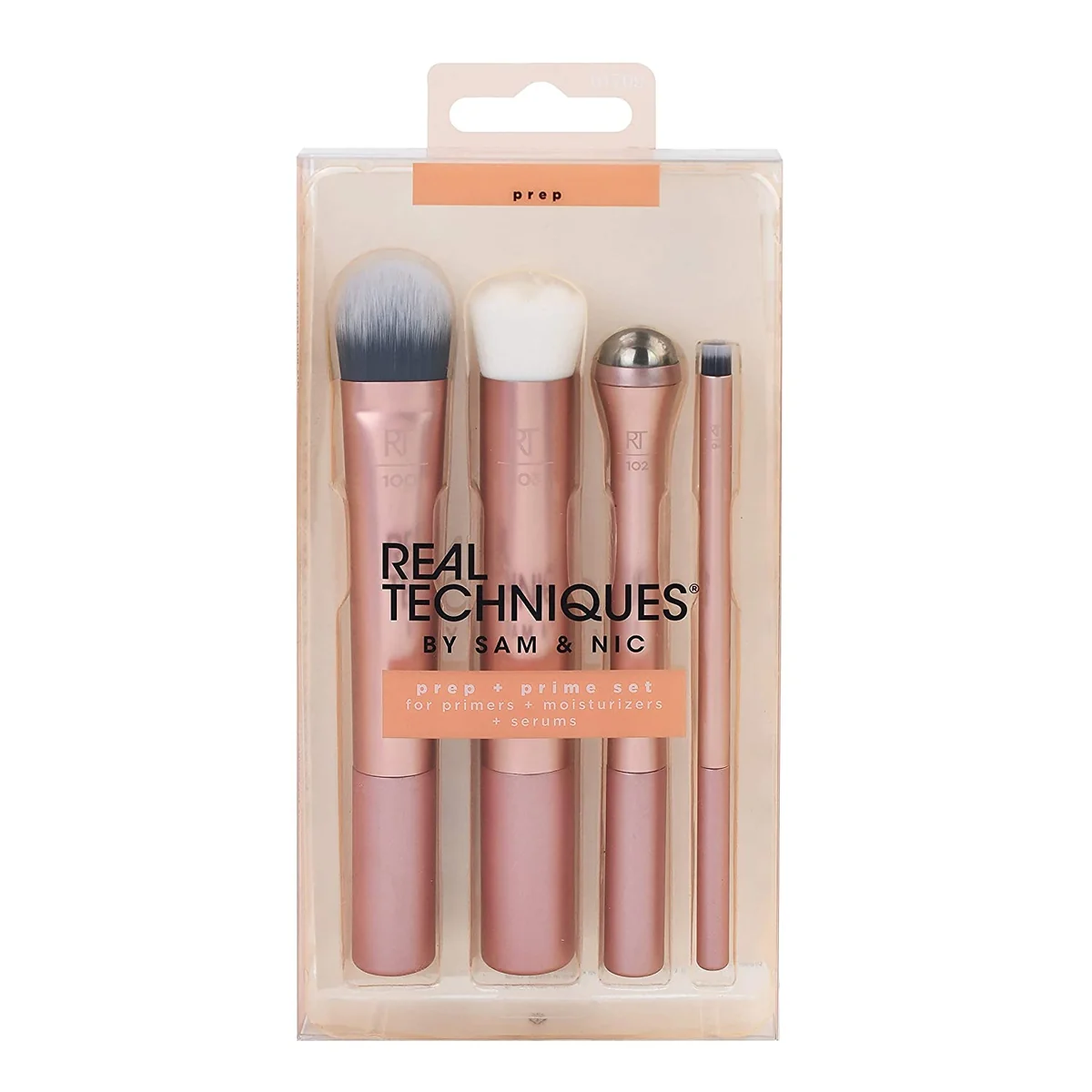 Real Techniques Prep and Prime Makeup Brush Set available on GLAMIT PK