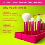 Real Techniques Vivid Escape Glow To Go Travel Makeup Brush - Image 3