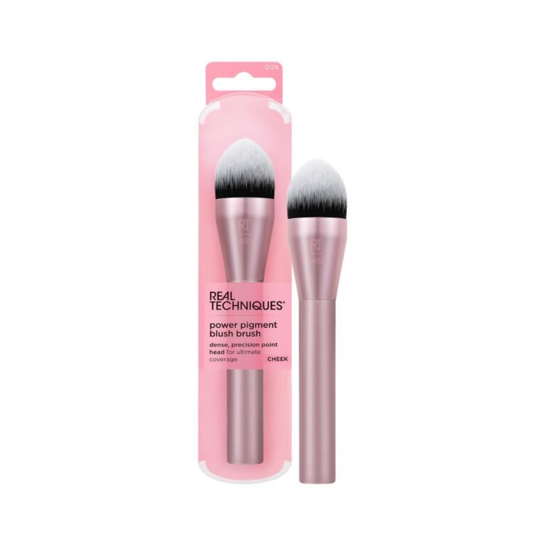 Real Techniques Power Pigment Blush Makeup Brush available on GLAMIT PK