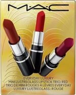MAC Everyday Luxury Mini Lustreglass Lipstick Trio Red 3 Piece Set - Image 2