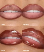 Huda Beauty Makeout Sesh Lip Duo Peachy Nudes - Image 2