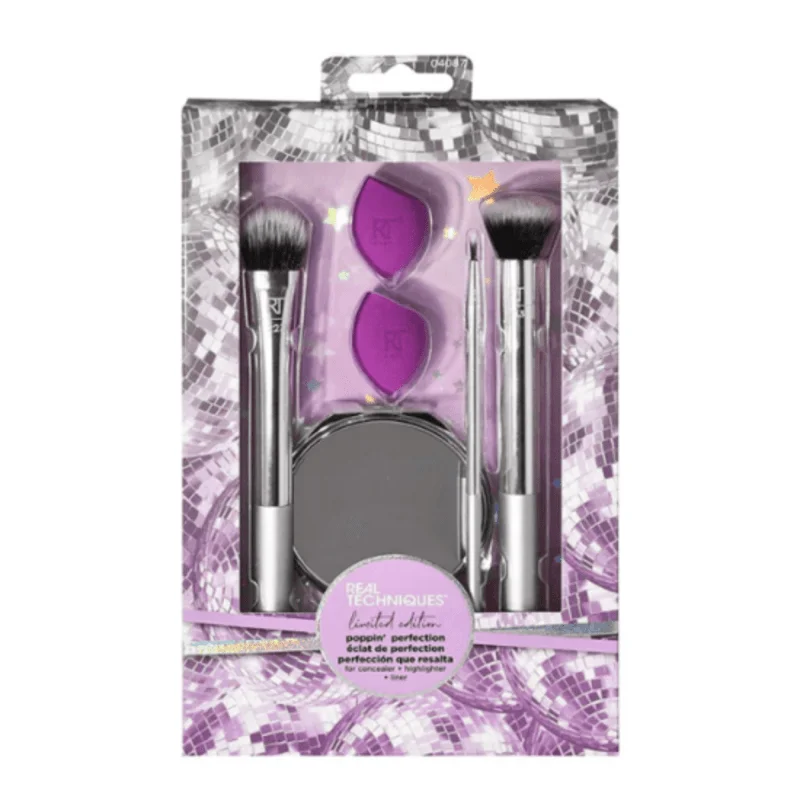 Real Techniques Limited Edition Poppin Perfection Brush Set available on GLAMIT PK