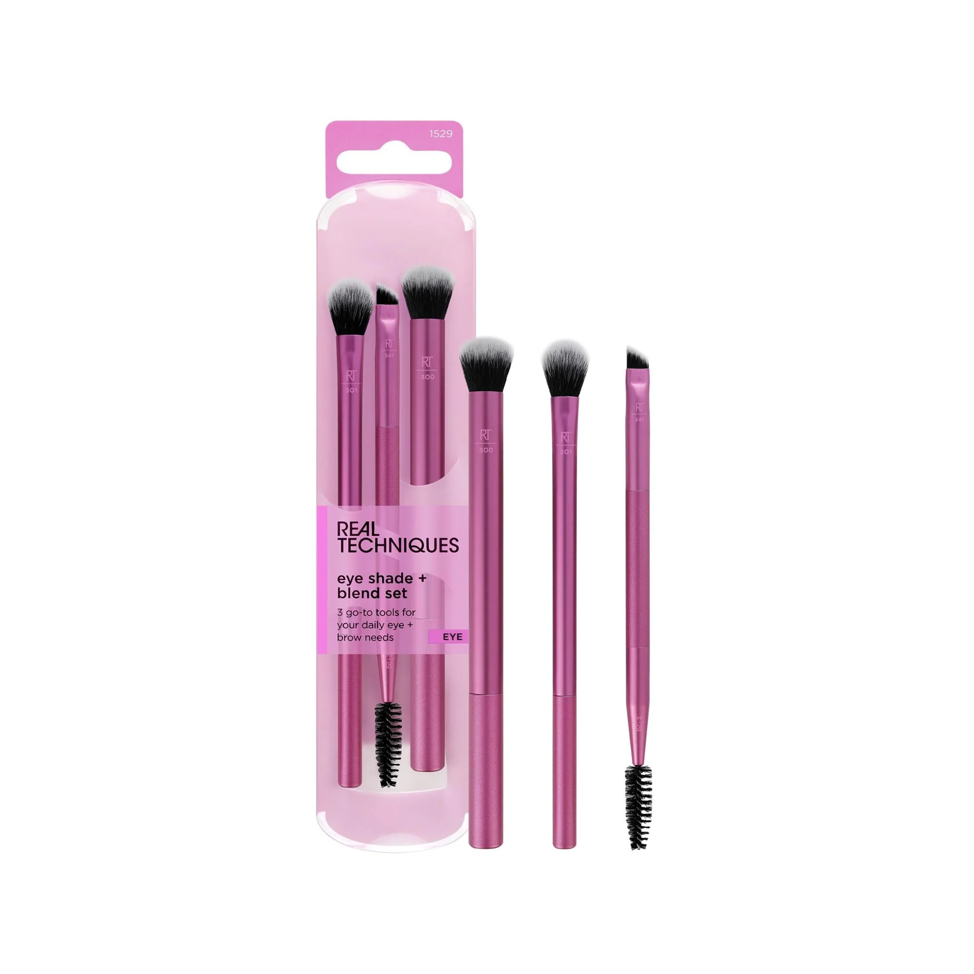 Real Techniques Eye Shade + Blend Makeup Brush Set available on GLAMIT PK