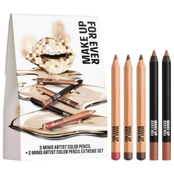 MAKE UP FOR EVER Mini Artist Color Pencil Lip Liner Set available on GLAMIT PK